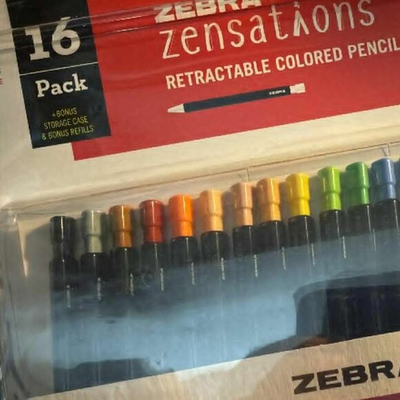 Zebra Pen Zensations Mechanical Colored Pencils, 2.0mm, 16CT SEALED - Picture 3 of 3